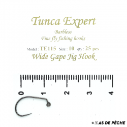 Hameçon jig Tunca TE115 wide gap par 25