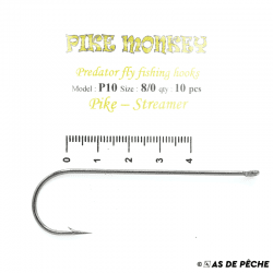 Hameçon Pike Monkey Brochet P10