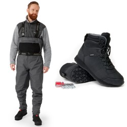 Ensemble waders et chaussures Guideline Kaitum XT