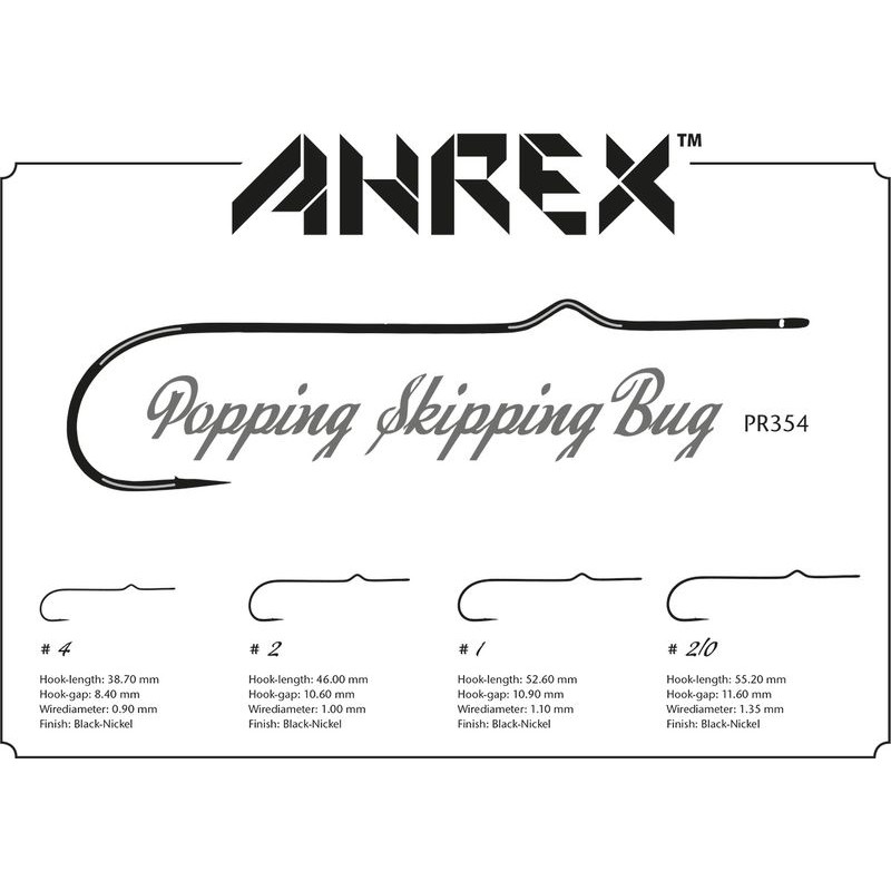 hameçon-ahrex-pr354-long-shank-popping-skipping-bug